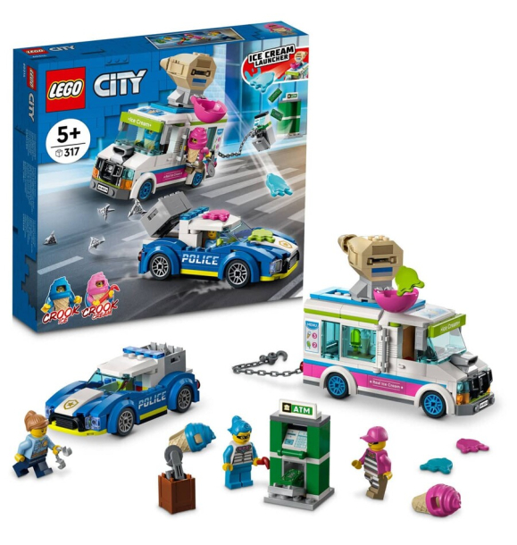 60314 Полицейская погоня на грузовике с мороженым LEGO® City | Sumka