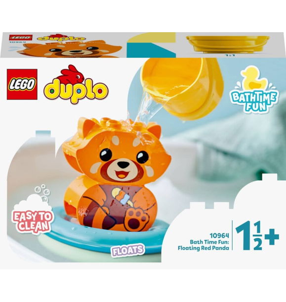 10964 LEGO DUPLO® «Веселье в ванне: плавающая красная панда» | Sumka