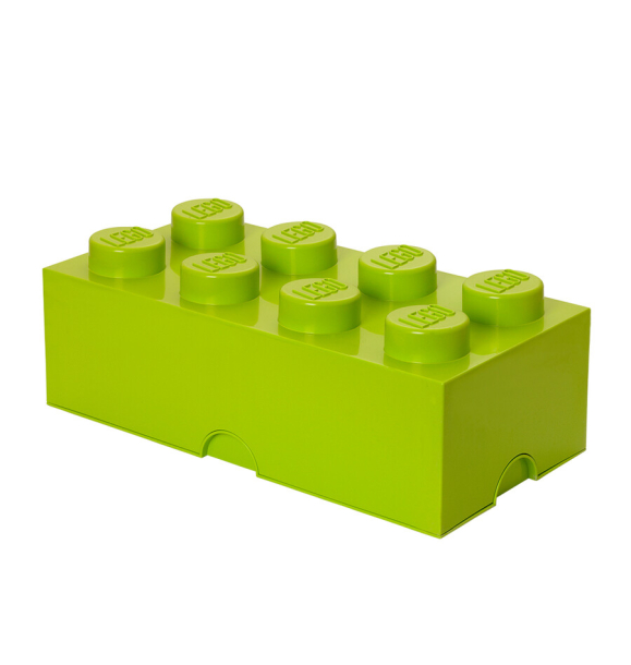 40041220 LEGO Storage Brick 8 — светло-зеленый | Sumka