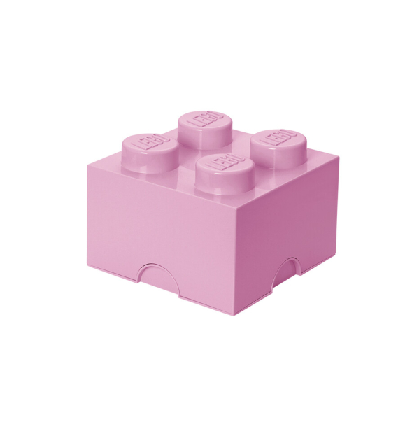 40031738 LEGO Storage Brick 4 — светло-фиолетовый | Sumka