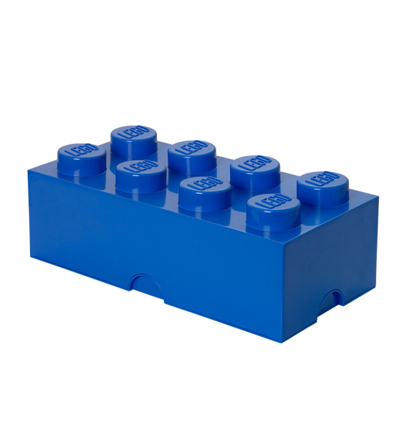 40041731 LEGO Storage Brick 8 — синий | Sumka