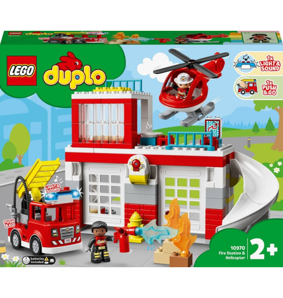 10970 LEGO® DUPLO® Пожарная часть и вертолет | Sumka