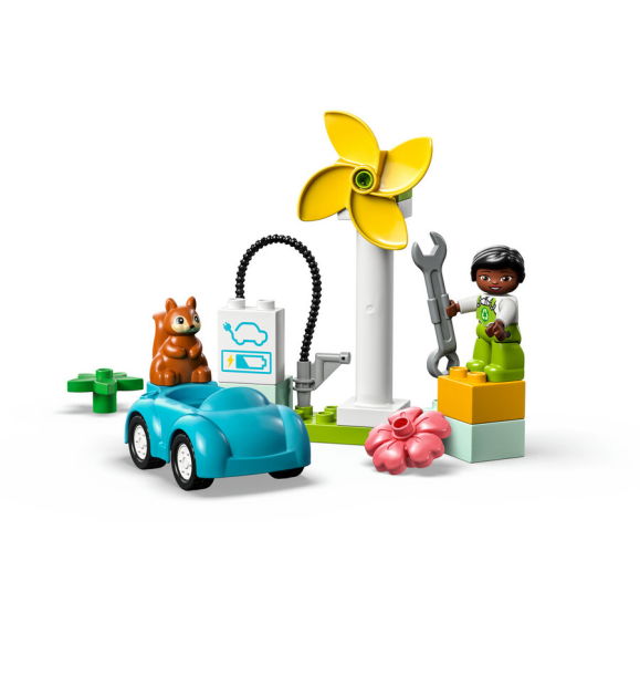 Ветряная турбина и электромобиль LEGO® DUPLO (10985) | Sumka