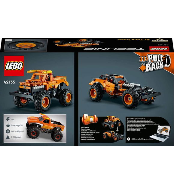 42135 LEGO Technic Monster Jam™ Локо Эль Торо™ | Sumka