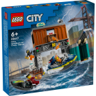 60417 LEGO® City Полицейский катер и убежище воров | Sumka