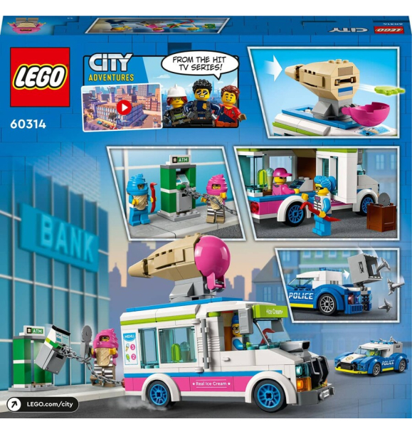 60314 Полицейская погоня на грузовике с мороженым LEGO® City | Sumka