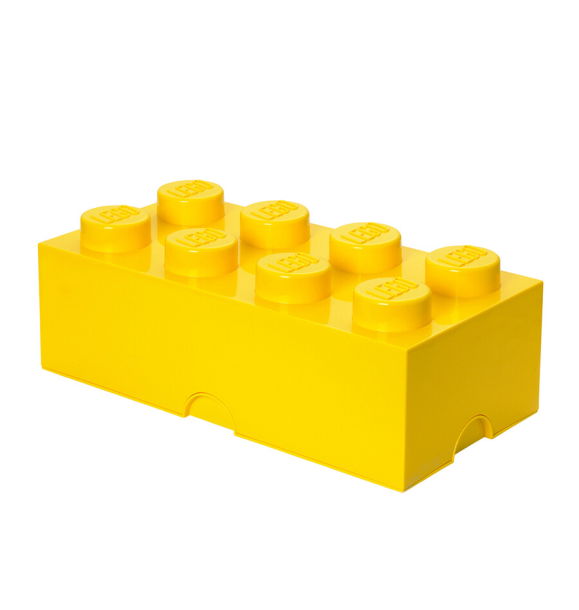 40041732 LEGO Storage Brick 8 — желтый | Sumka