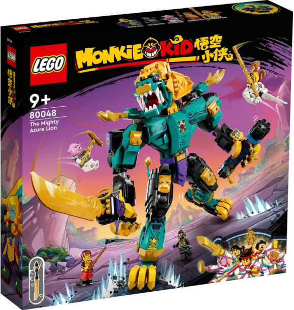 80048 LEGO® Monkie Kid: Могучий лазурный лев | Sumka