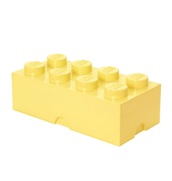 40041741 LEGO Storage Brick 8 — холодный желтый | Sumka