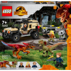 76951 LEGO Jurassic World™ Транспортировка пирораптора и дилофозавра | Sumka