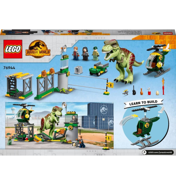 76944 LEGO Jurassic World™ Ти-рекс: Побег динозавра | Sumka