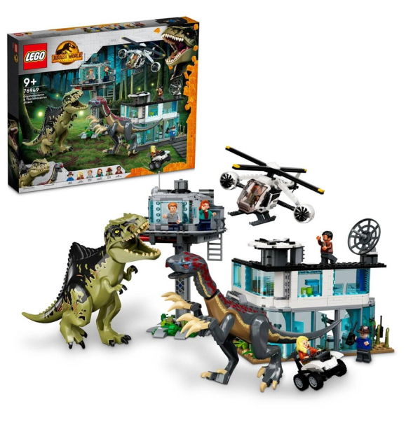 76949 LEGO Jurassic World™ Атака гиганотозавра и теризинозавра | Sumka