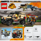 76951 LEGO Jurassic World™ Транспортировка пирораптора и дилофозавра | Sumka