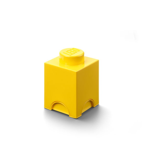 40011732 LEGO Storage Brick 1 — желтый | Sumka