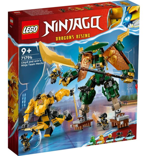 71794 LEGO® NINJAGO Роботы команды ниндзя Ллойда и Арина | Sumka