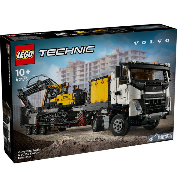 42175 LEGO® Technic Грузовик Volvo FMX и электрический экскаватор EC230 | Sumka