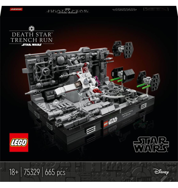 75329 Диорама LEGO Star Wars™ «Рейд по траншеям Звезды Смерти» | Sumka