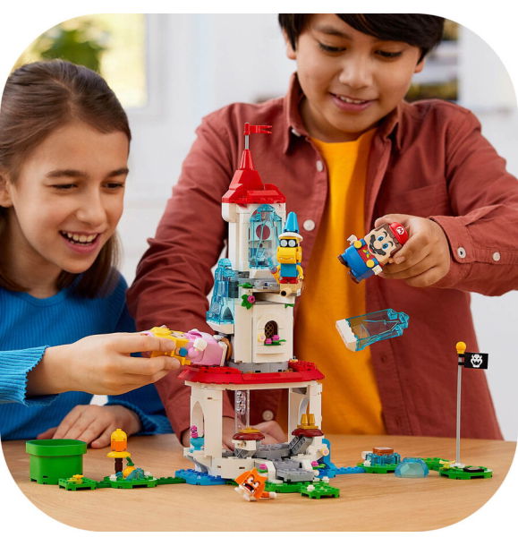 71407 LEGO Super Mario™ Персиковый костюм кота и дополнительный набор «Ледяная башня» | Sumka