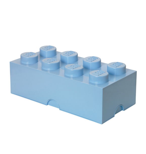 40041736 LEGO Storage Brick 8 — Голубой | Sumka