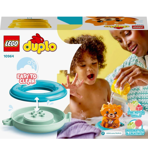 10964 LEGO DUPLO® «Веселье в ванне: плавающая красная панда» | Sumka