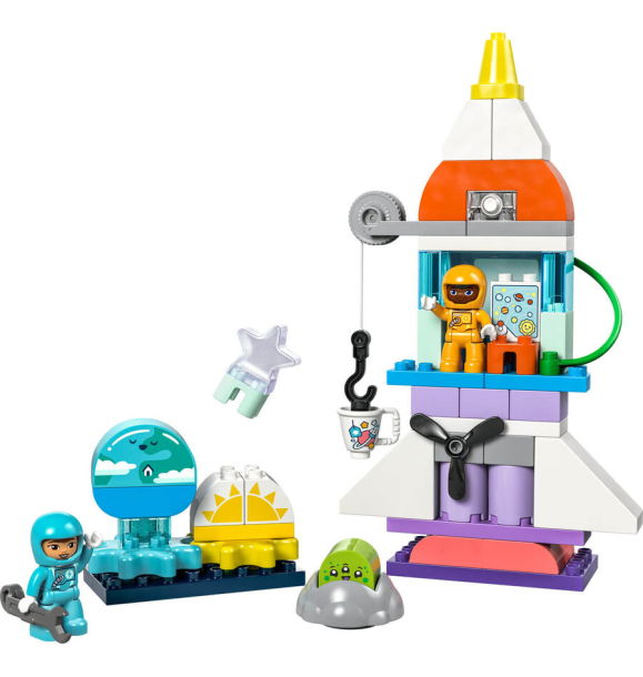 10422 LEGO® DUPLO «Приключение на космическом корабле 3-в-1» | Sumka