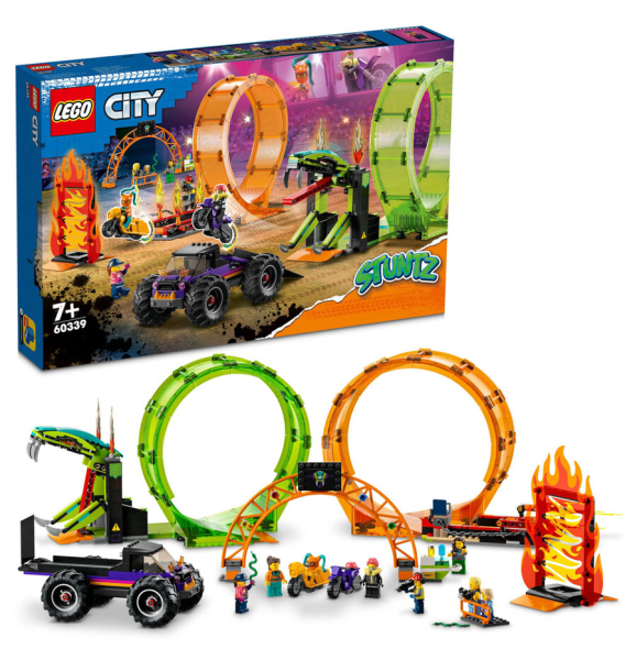 60339 LEGO City Stunt Double Ring Show Arena (60339) | Sumka