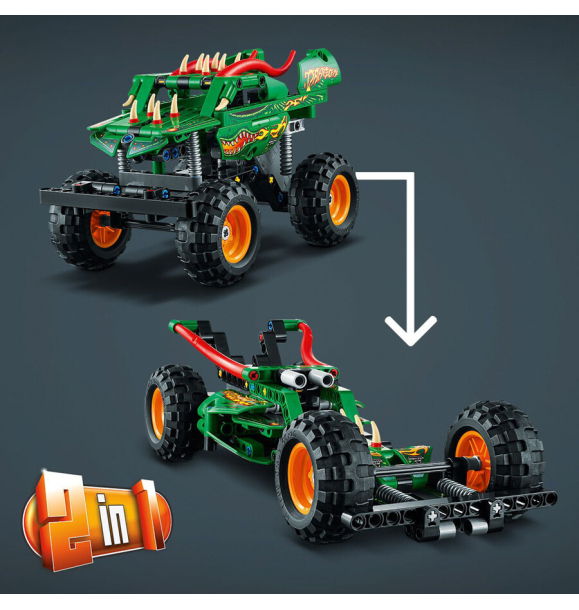 42149 LEGO® Technic Monster Jam™ Дракон™ | Sumka