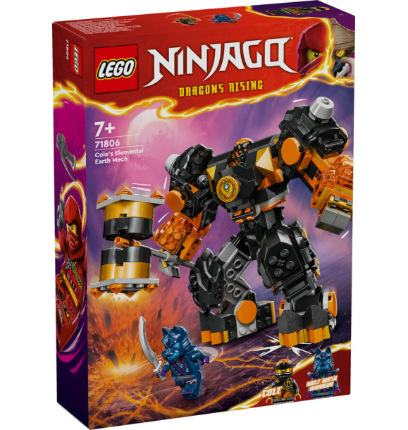 71806 LEGO® NINJAGO Робот элементаля земли Коула | Sumka