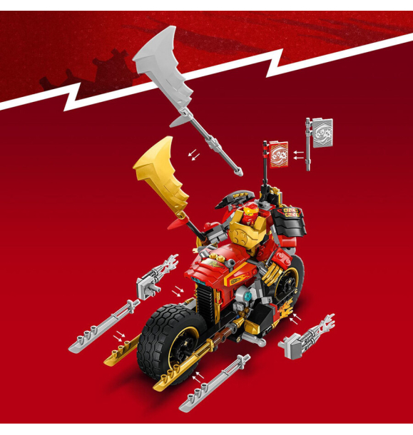 71783 LEGO® NINJAGO® Робот-мотоцикл Кая EVO | Sumka