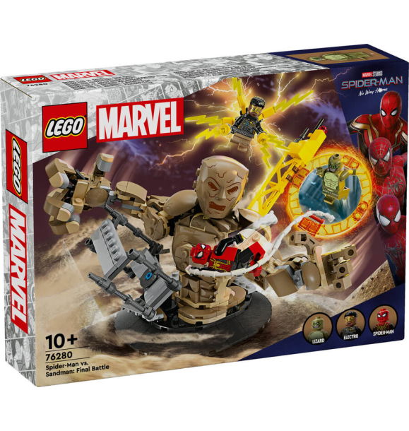 76280 LEGO® Marvel Человек-паук против Песочного человека: Последняя битва | Sumka