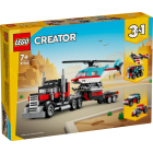 31146 LEGO® Creator Бортовой грузовик с вертолетом | Sumka