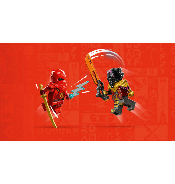 71789 LEGO® NINJAGO Битва на машинах и мотоциклах Кая и Раса | Sumka