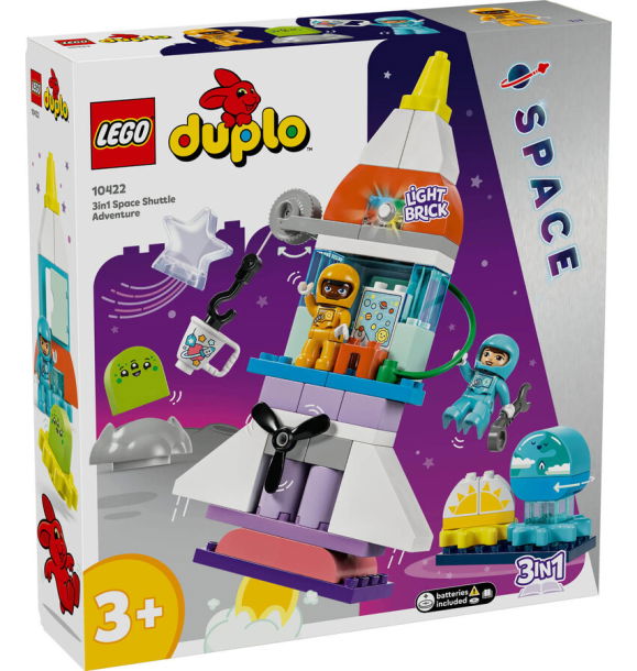 10422 LEGO® DUPLO «Приключение на космическом корабле 3-в-1» | Sumka