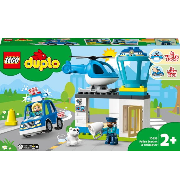 10959 LEGO® DUPLO® Полицейский участок и вертолет | Sumka