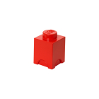 40011730 LEGO Storage Brick 1 — красный | Sumka