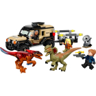 76951 LEGO Jurassic World™ Транспортировка пирораптора и дилофозавра | Sumka