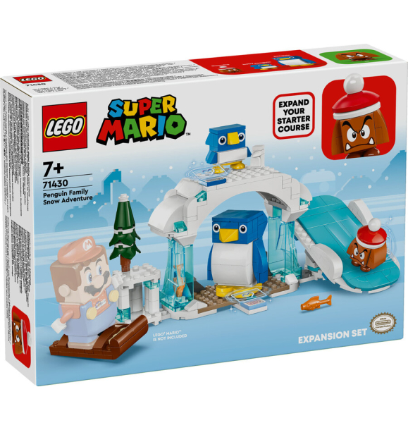 71430 LEGO® Super Mario: Дополнительный набор «Снежные приключения семьи пингвинов» | Sumka