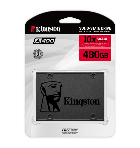 Твердотельный накопитель Kingston A400 SATA 480 ГБ, 2,5 дюйма | Sumka