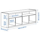 КАЛЛАКС - тумба под телевизор, венге, 147x60 см | Sumka