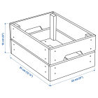 КНАГГЛИГ - ящик, сосна, 23x31x15 см | Sumka