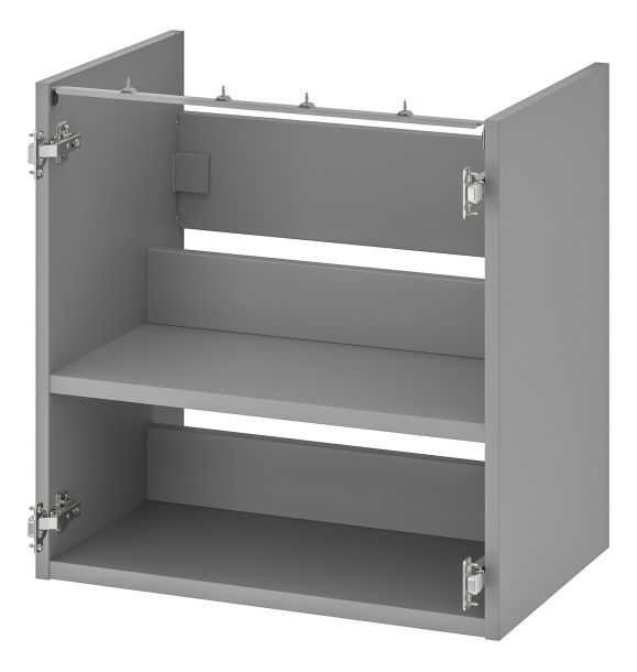 ЭНХЕТ - Каркас тумбы под раковину, белый, 60x40x60 см, с полками | Sumka