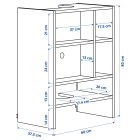 МЕТОД - Каркас шкафа с вытяжкой, белый, 60x37x80 см | Sumka