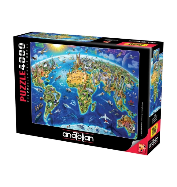 Пазл Icons of the World из 4000 деталей | Sumka