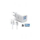 Linktech C203 Безопасное зарядное устройство Micro USB 10W Dual Hızlı Şarj Aleti | Sumka