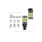 T15 W16W Canbus 45 Smd светодиодная лампа белого цвета для заднего хода и парковки, 2 штуки. | Sumka