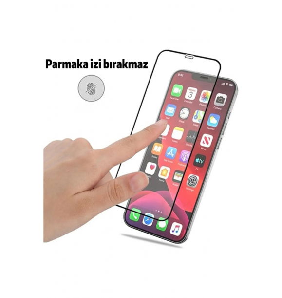 Лучшая защитная пленка для экрана из закаленного стекла 3D для iPhone 12 Pro Max 6.7 9h, черная | Sumka