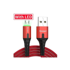 Essager 2.4A Микро USB кабель с LED-подсветкой 200 см | Sumka