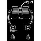 Золотистый фальшивый септум-пирсинг с магнитом. | Sumka