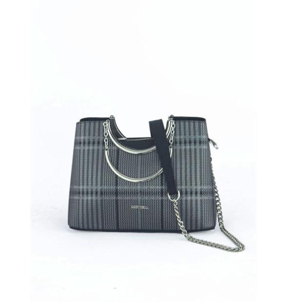 Женская сумка Kriste Bell Plaid Platinum 7140 | Sumka