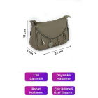 Женская сумка Kriste Bell Cross Strap Taupe 26474 | Sumka